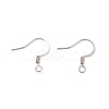 Tarnish Resistant Stainless Steel French Earring Hooks STAS-Q041-1-2