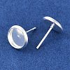 304 Stainless Steel Stud Earring Settings STAS-H436-20B-G01-2