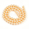 Baking Paint Pearlized Glass Pearl Bead Strands HY-N002-6mm-A09-3