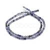 Natural Cordierite/Iolite/Dichroite Beads Strands G-E411-39-3mm-2
