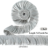5M Double Layer Polyester Pleated Lace Ribbon OCOR-CY0001-41B-2