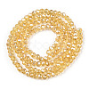 Electroplate Glass Beads Strands EGLA-A034-T1mm-A01-2