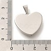 Anti-Tarnish 304 Stainless Steel Pendants STAS-U035-42P-3