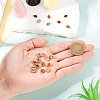 20Pcs 10 Colors 304 Stainless Steel Micro Pave Cubic Zirconia Charms STAS-TA0002-92-7