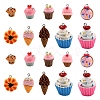 20Pcs 10 Styles Opaque Resin Pendants RESI-YW0004-07-1