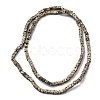 Electroplated Natural Lava Rock Beads Strands G-Q1009-B01-02G-2