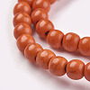 Synthetic Turquoise Beads Strands TURQ-G106-6mm-02G-3
