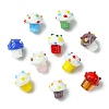 10Pcs 10 Colors Handmade Bumpy Lampwork Beads LAMP-CJ0002-16-9