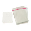 20Pcs Paper Earring Display Cards CDIS-TADJ0002-01C-2