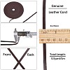 Flat Cowhide Leather Cord WL-GF0001-08E-02-2