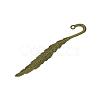 Tibetan Style Alloy Bookmark Findings TIBEP-Q075-08AB-LF-2