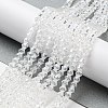 Transparent Electroplate Glass Beads Strands GLAA-F029-2mm-C13-4