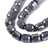 Anti-Tarnish Electroplate Glass Beads Strands EGLA-N027-03A-18-3