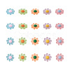 Resin Frosted Cabochons RESI-TA0001-26-2