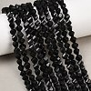 Natural Black Tourmaline Beads Strands G-P611-C37-01-1