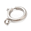 Brass Spring Ring Clasps KK-D407-20P-F-2