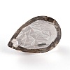 Embossed Glass Rhinestone Pendants GLAA-J101-05B-001SA-4