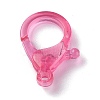 Transparent Plastic Lobster CLaw Clasps KY-H005-A12-3