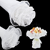 16 Yards 2 Colors Organza Flower Bouquet Wrapping Mesh Paper DIY-UN0007-72-1