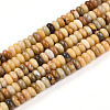 Natural Yellow Opal Beads Strands G-T140-75D-4