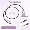 10Pcs 2 Colors Braided Leather Cords Necklace Making NCOR-CL0001-03A-2