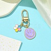 Alloy Enamel Pendant Decorations HJEW-YW00008-06-1