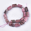 Natural Rhodonite Beads Strands G-S345-8x11-017-2
