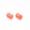 FGB 2-Hole Baking Paint Glass Seed Beads SEED-S031-M-406-2