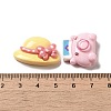 Opaque Cute Resin Decoden Cabochons RESI-B023-09-3