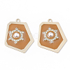 Epoxy Resin Pendants RESI-S380-02D-1