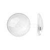 Transparent Glass Cabochons GGLA-R026-25mm-1
