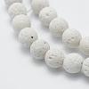 Natural Lava Rock Beads Strands G-F531-6mm-G17-2