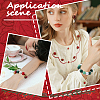 210Pcs 7 Colors Painted Natural Wood Beads WOOD-SP0001-06-5