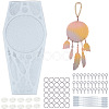 DIY Woven Net/Web Pendant Makings DIY-SC0001-12-1