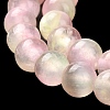 Natural Selenite Beads Strands G-P493-01P-3