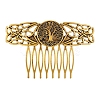 Alloy Hair Combs PW-WG702E2-01-1