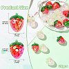 20Pcs 2 Colors Electroplate Opaque Acrylic Pendants PACR-CJ0001-43-2