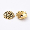 Tibetan Style Bead Caps TIBEB-LF1650Y-AG-FF-2