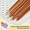 7Pairs 7 Styles Bamboo Knitting Needles TOOL-JOY0001-01-4