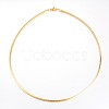 304 Stainless Steel Necklaces X-NJEW-D274-01G-1