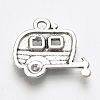 Tibetan Style Alloy Pendants TIBE-T010-24AS-RS-2