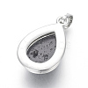 Natural Lava Rock Pendants G-L512-C12-3