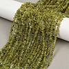 Natural Peridot Beads Strands X-G-P332-48-02-2