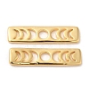 Brass Moon Phase Bar Links KK-H756-01G-2