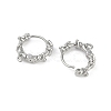 Brass Hoop Earring Findings KK-U043-16P-2