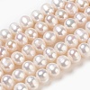 Natural Cultured Freshwater Pearl Beads Strands X-PEAR-S001-8-9mm-3-1
