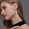 36Pcs Brass Clip-on Earring Findings KK-BBC0016-10S-6