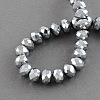 Electroplate Glass Bead Strands EGLA-R080-12mm-01-2