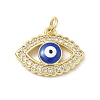 Brass Micro Pave Cubic Zirconia Pendants KK-H255-02B-G01-1