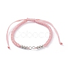 Adjustable Braided Polyester Cord Bracelet Making AJEW-JB00849-03-1